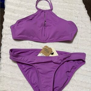 Billabong Purple Bikini Set